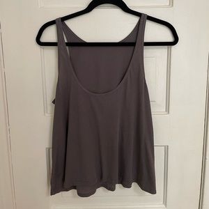 Gray Lululemon muscle tank